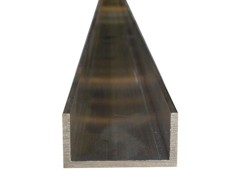6ft Aluminum Channel - 1" X 5/8" Clear Anodized 6063-T6 Alloy