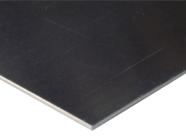 BLUVLY 1pc Black Aluminum Sheet Metal, 5052 Large Anodized Anodising  Aluminum Sheet Plate, 406X570mm Flat Plain Thin Aluminum Plate Metal Plate