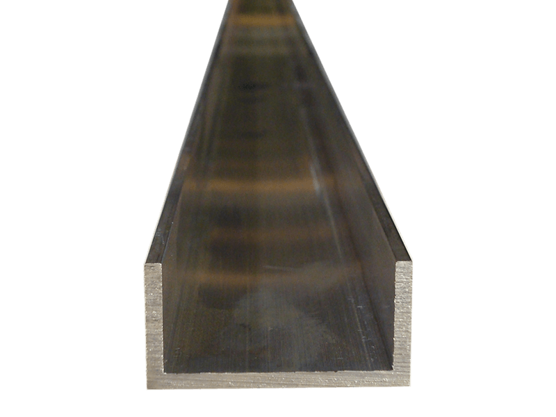 Aluminum Channel 1 x 1 x 1/8 (Grade 6063) - inchofmetal